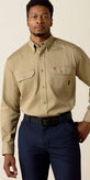 FR Solid Work Shirt Front